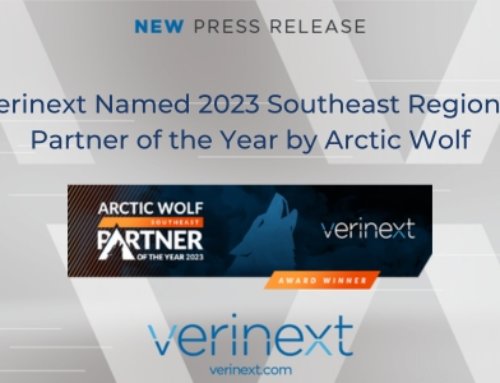 Verinext Named 2023 Southeast Regional Partner of the Year by Arctic Wolf